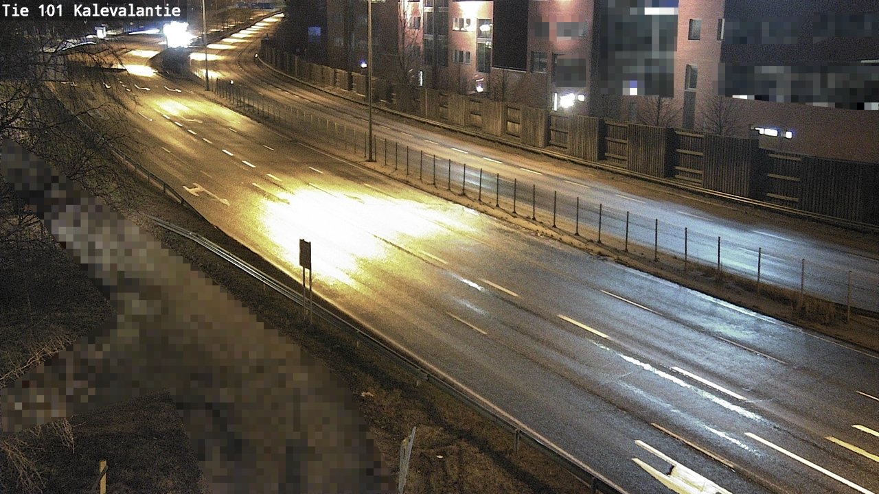 Weather Camera Image Väg 101 Kalevalantie, Espoo, Uusimaa