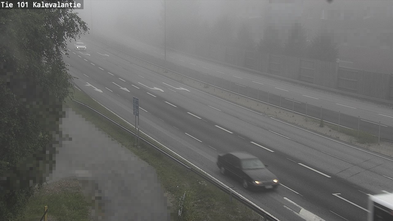 Weather Camera Image Väg 101 Kalevalantie, Espoo, Uusimaa