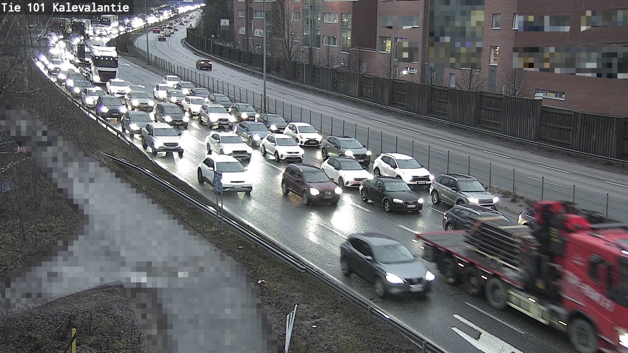 Weather Camera Image Road 101 Kalevalantie, Espoo, Uusimaa