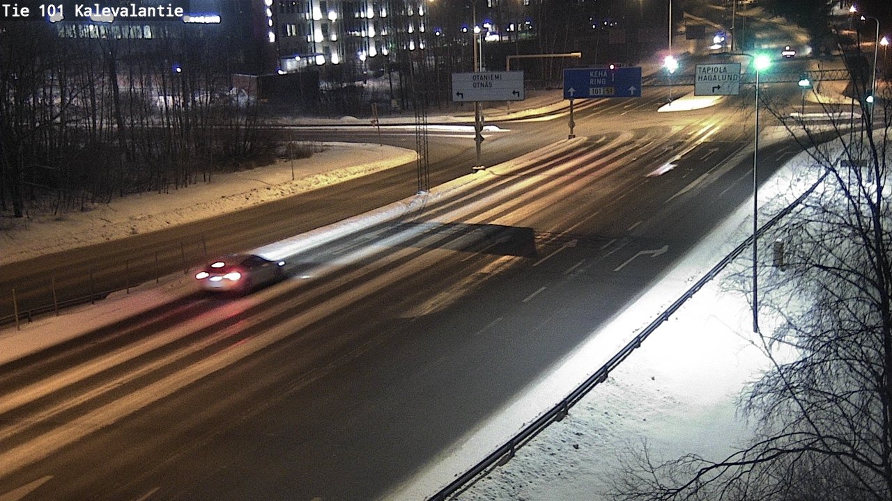 Kelikamerat Kuva Tie 101 Kalevalantie, Espoo, Uusimaa