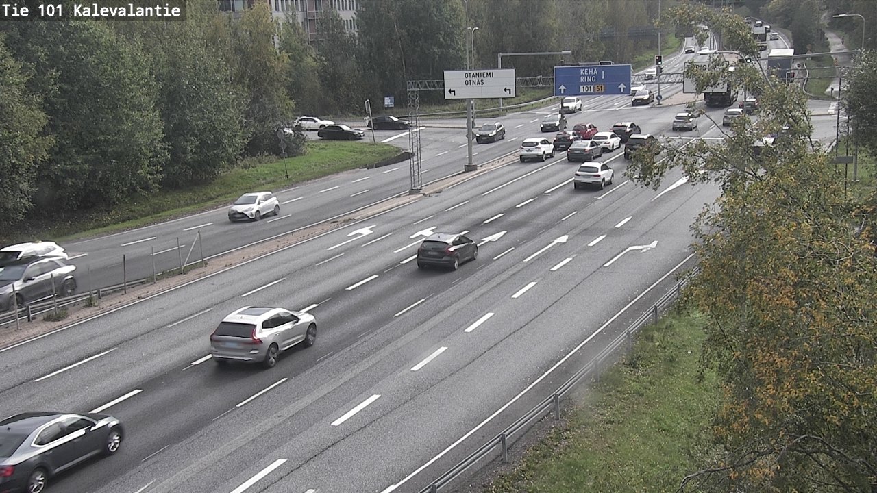Kelikamerat Kuva Tie 101 Kalevalantie, Espoo, Uusimaa