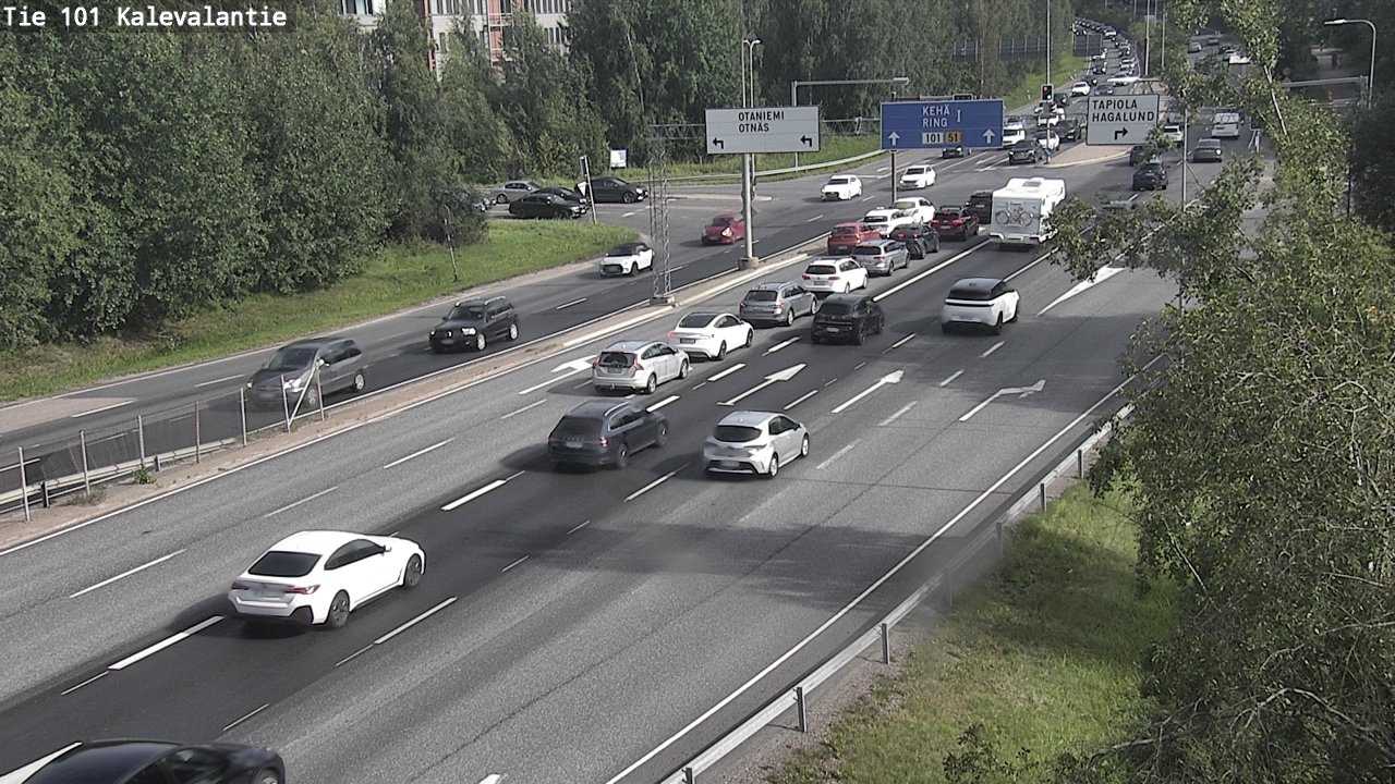 Kelikamerat Kuva Tie 101 Kalevalantie, Espoo, Uusimaa