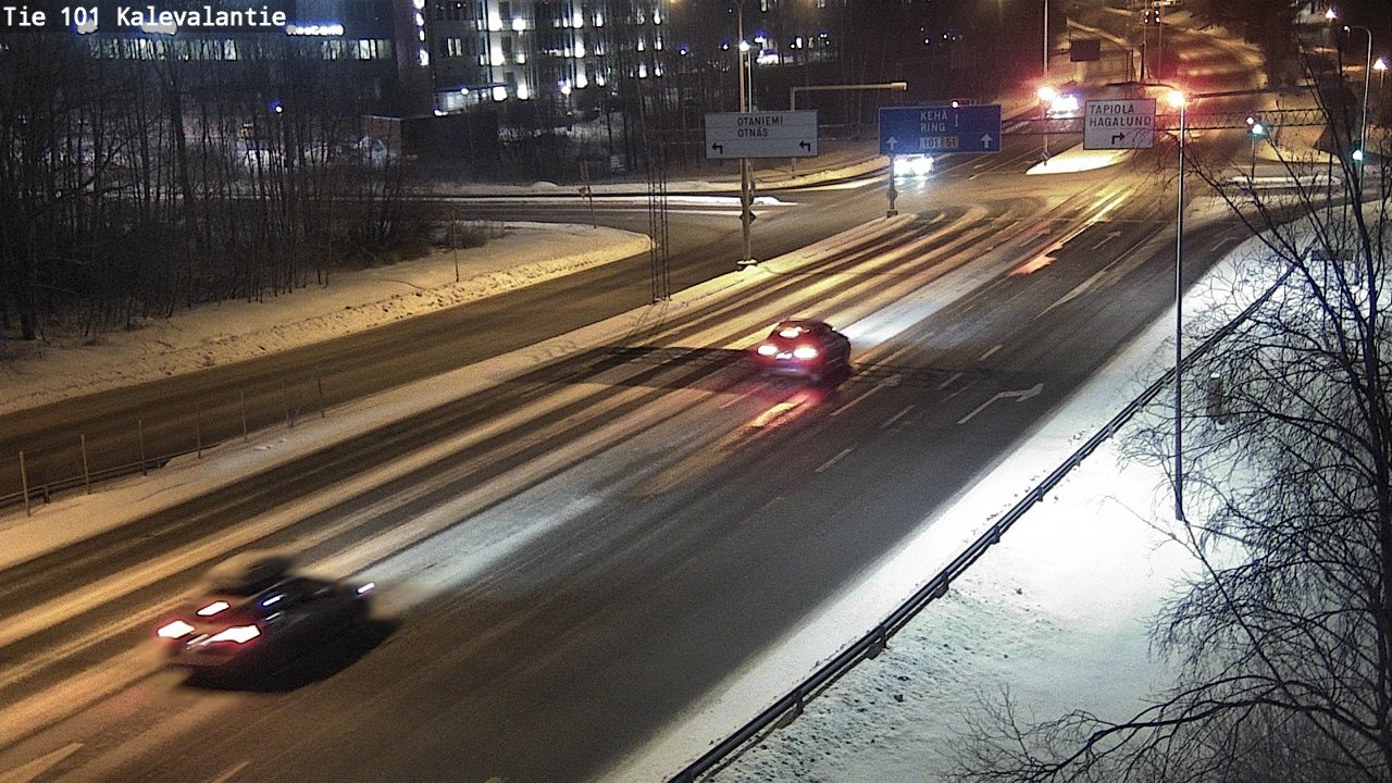 Kelikamerat Kuva Tie 101 Kalevalantie, Espoo, Uusimaa