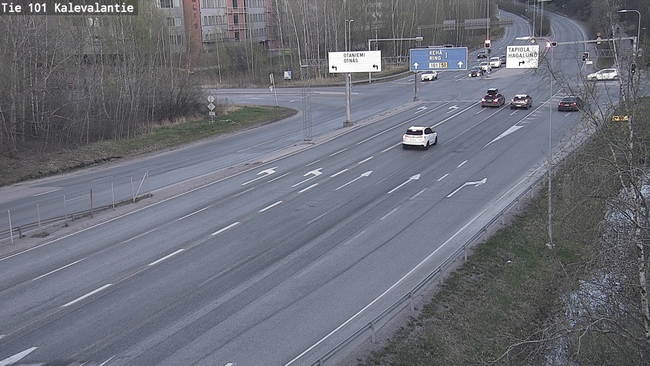 Kelikamerat Kuva Tie 101 Kalevalantie, Espoo, Uusimaa