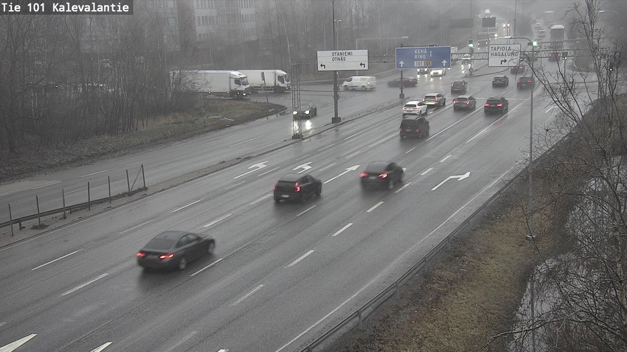 Kelikamerat Kuva Tie 101 Kalevalantie, Espoo, Uusimaa