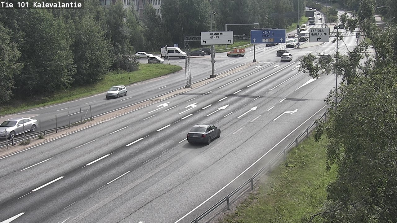Kelikamerat Kuva Tie 101 Kalevalantie, Espoo, Uusimaa