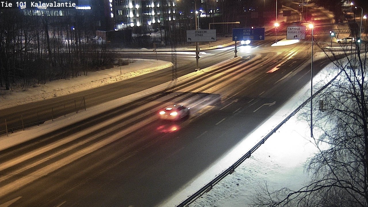 Kelikamerat Kuva Tie 101 Kalevalantie, Espoo, Uusimaa