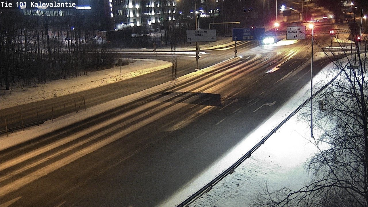 Kelikamerat Kuva Tie 101 Kalevalantie, Espoo, Uusimaa