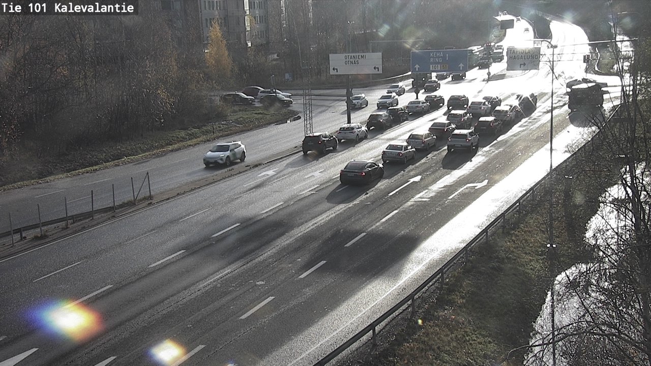 Kelikamerat Kuva Tie 101 Kalevalantie, Espoo, Uusimaa