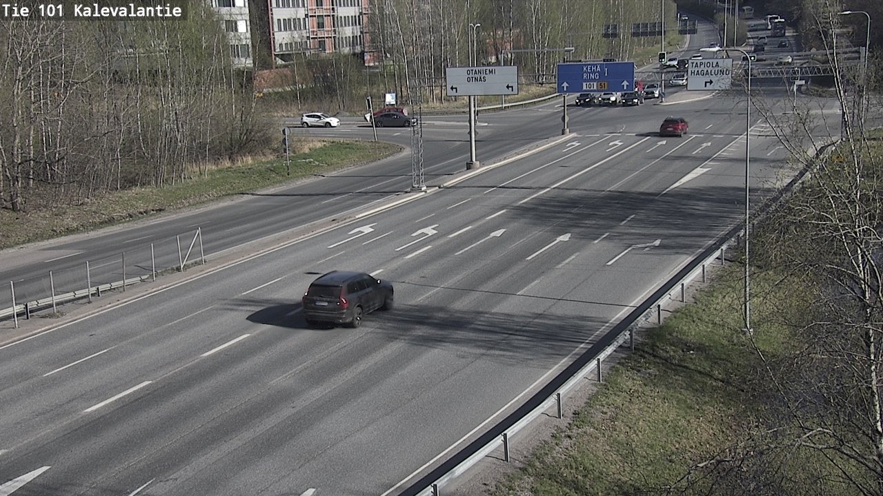 Kelikamerat Kuva Tie 101 Kalevalantie, Espoo, Uusimaa