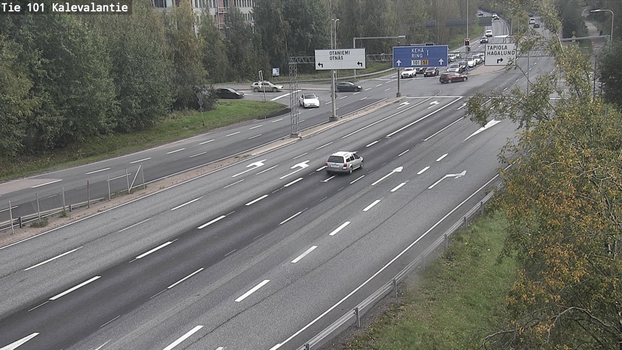 Kelikamerat Kuva Tie 101 Kalevalantie, Espoo, Uusimaa