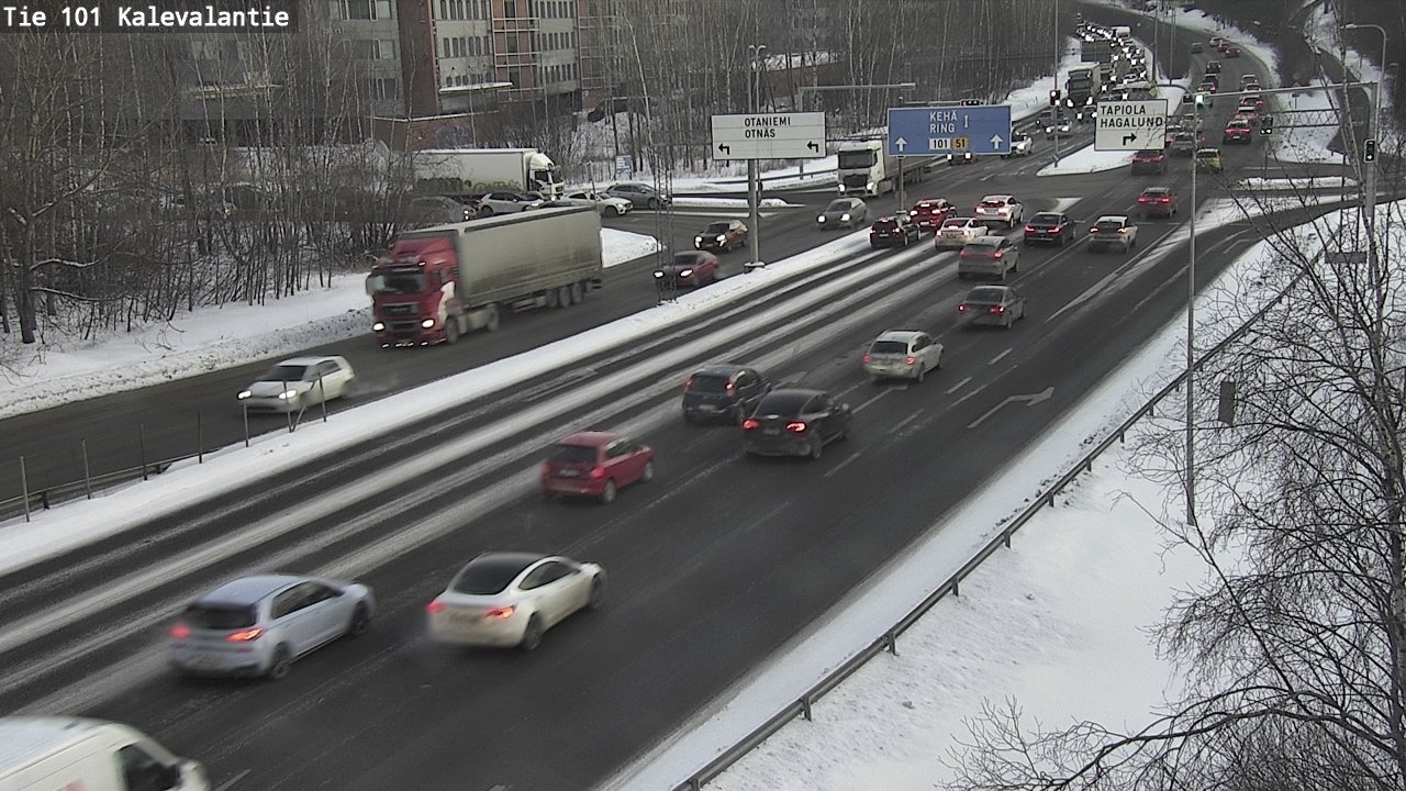 Kelikamerat Kuva Tie 101 Kalevalantie, Espoo, Uusimaa