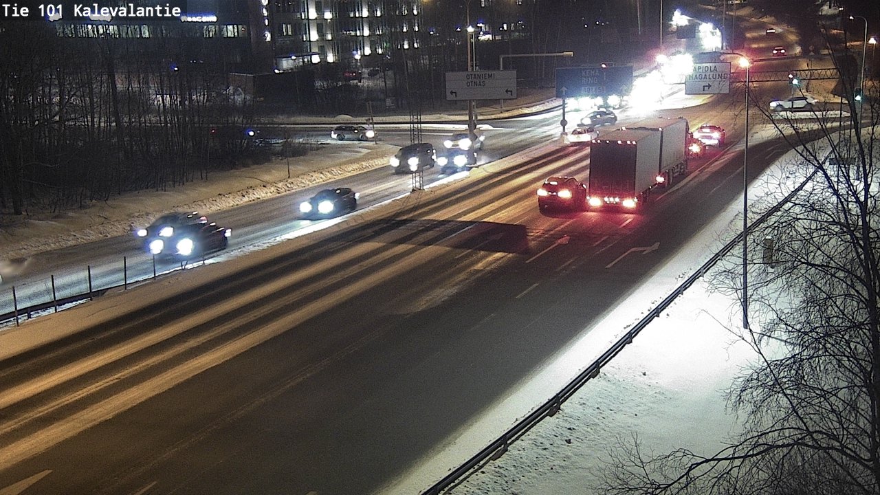 Kelikamerat Kuva Tie 101 Kalevalantie, Espoo, Uusimaa