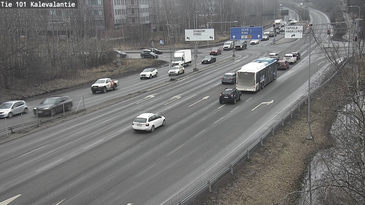 Kelikamerat Kuva Tie 101 Kalevalantie, Espoo, Uusimaa