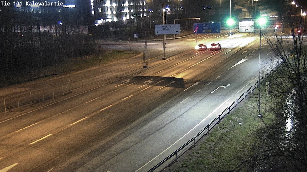 Kelikamerat Kuva Tie 101 Kalevalantie, Espoo, Uusimaa