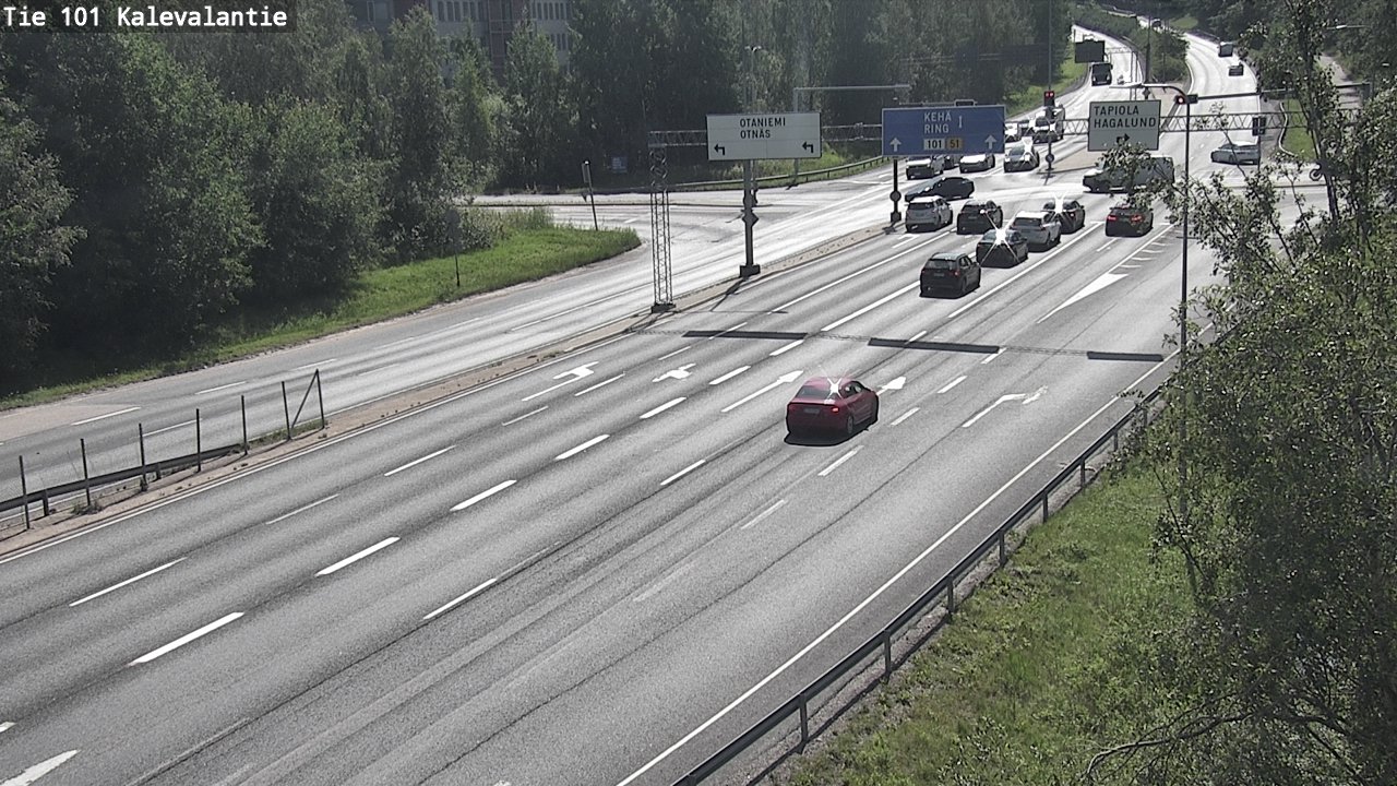 Kelikamerat Kuva Tie 101 Kalevalantie, Espoo, Uusimaa