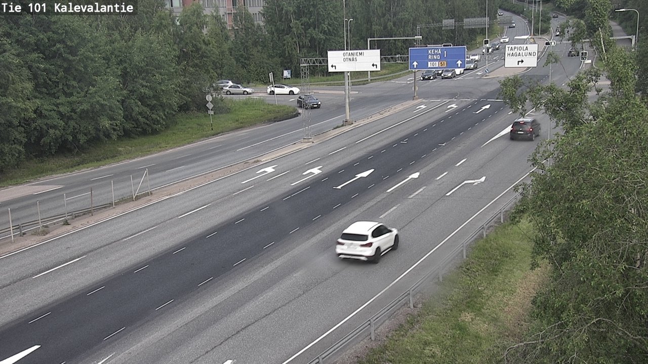 Kelikamerat Kuva Tie 101 Kalevalantie, Espoo, Uusimaa