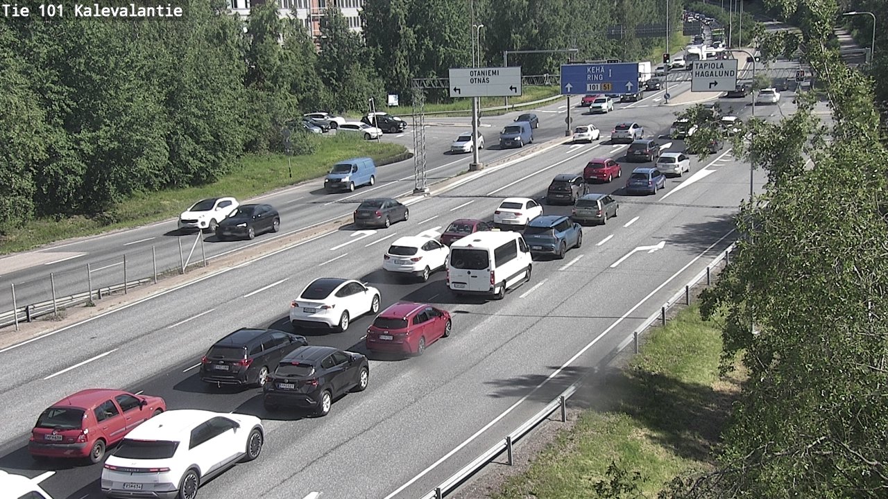 Kelikamerat Kuva Tie 101 Kalevalantie, Espoo, Uusimaa