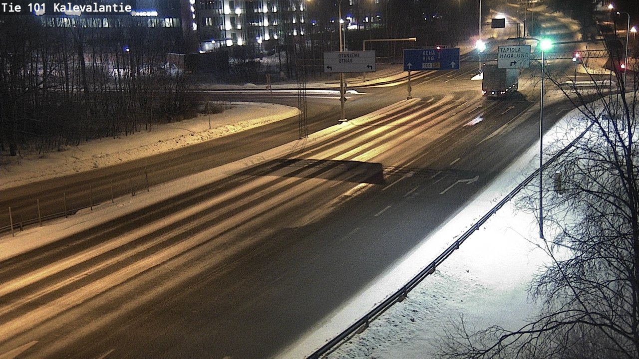 Kelikamerat Kuva Tie 101 Kalevalantie, Espoo, Uusimaa