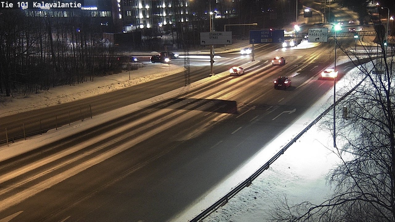 Kelikamerat Kuva Tie 101 Kalevalantie, Espoo, Uusimaa