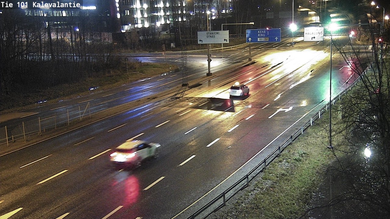 Kelikamerat Kuva Tie 101 Kalevalantie, Espoo, Uusimaa