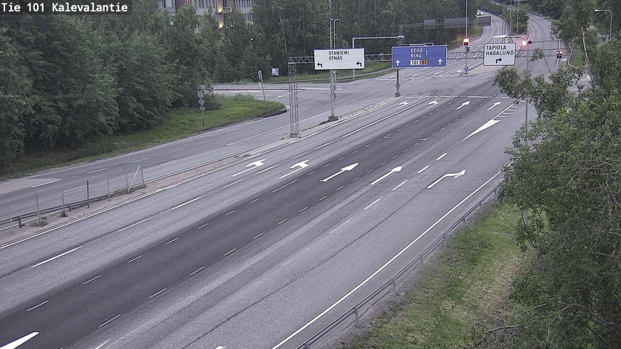 Kelikamerat Kuva Tie 101 Kalevalantie, Espoo, Uusimaa