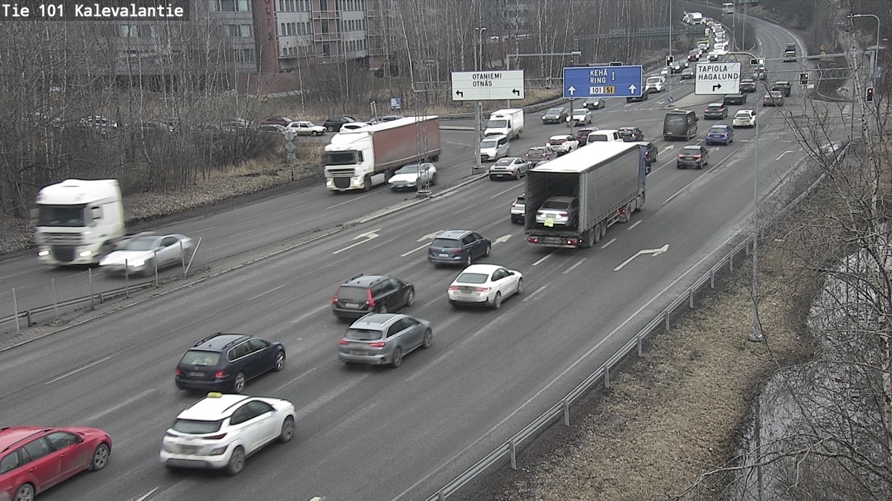 Kelikamerat Kuva Tie 101 Kalevalantie, Espoo, Uusimaa