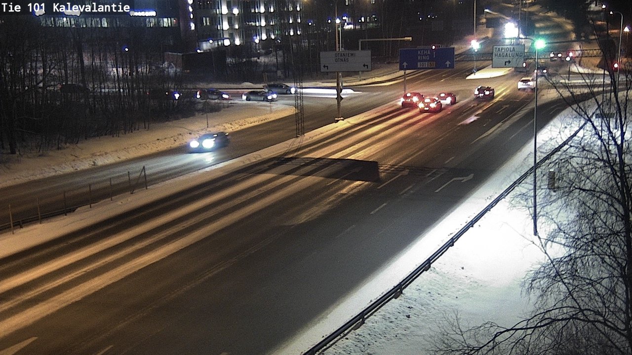 Kelikamerat Kuva Tie 101 Kalevalantie, Espoo, Uusimaa