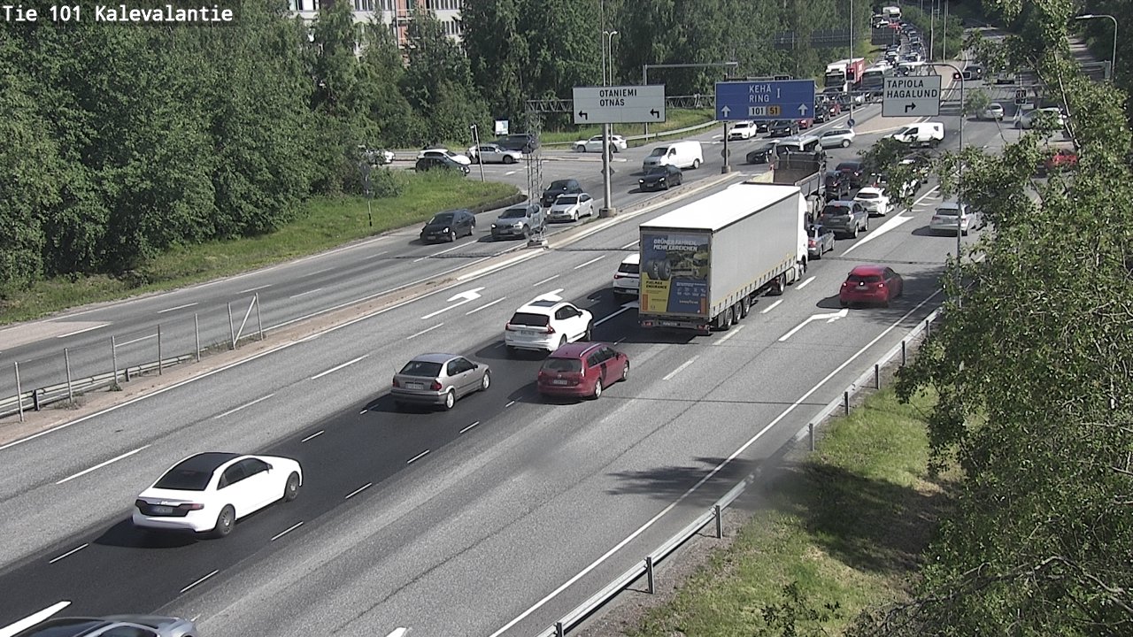 Kelikamerat Kuva Tie 101 Kalevalantie, Espoo, Uusimaa