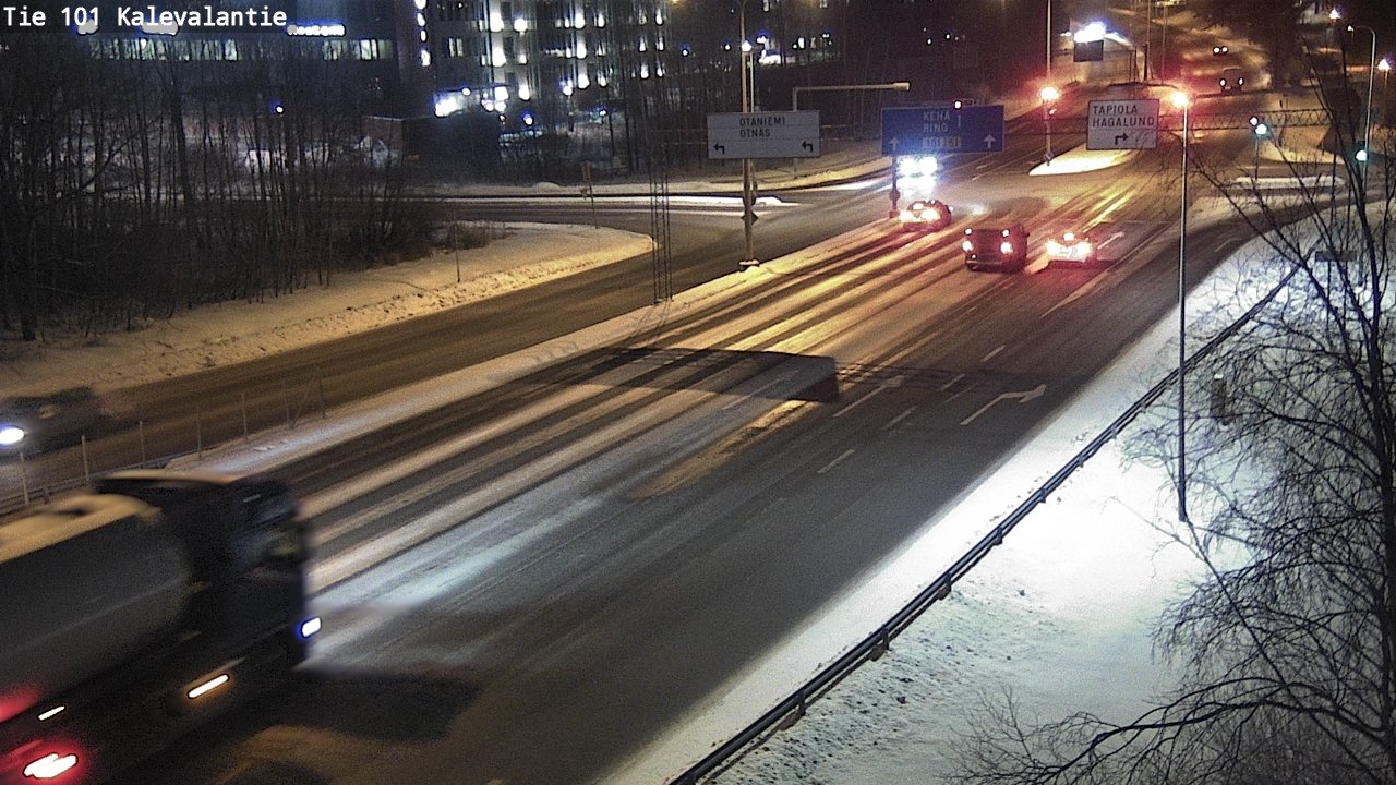 Kelikamerat Kuva Tie 101 Kalevalantie, Espoo, Uusimaa