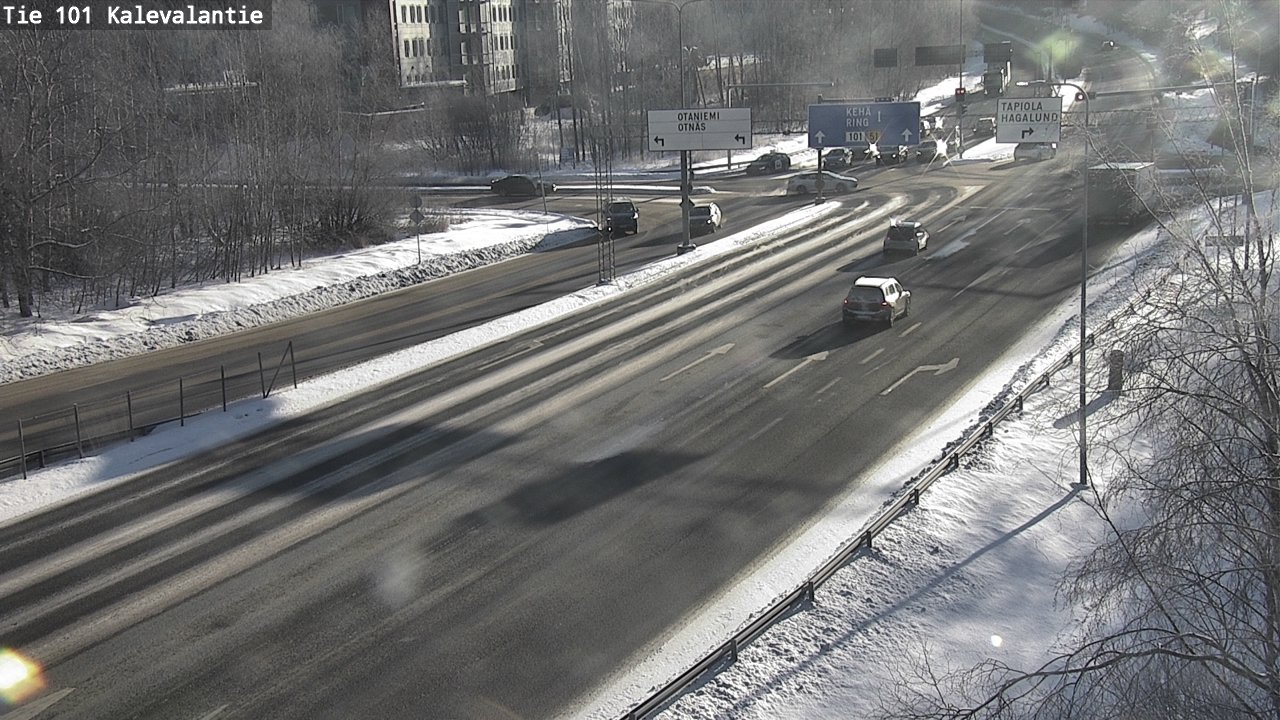 Kelikamerat Kuva Tie 101 Kalevalantie, Espoo, Uusimaa