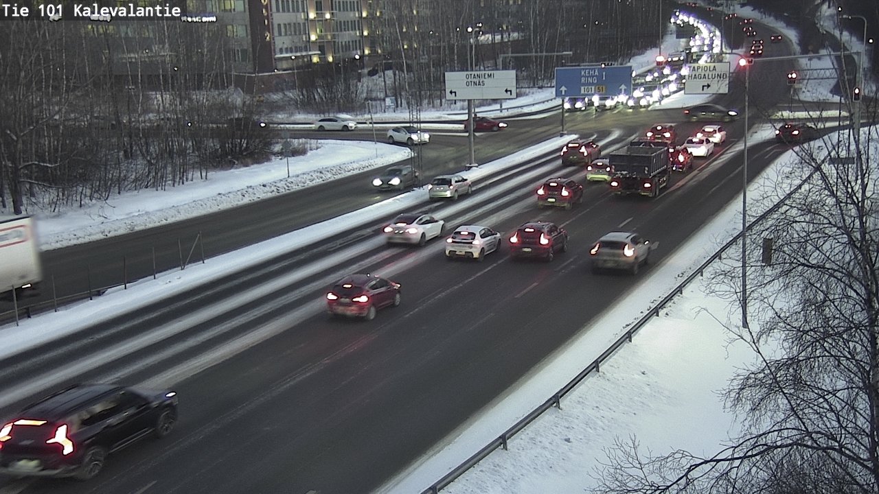 Kelikamerat Kuva Tie 101 Kalevalantie, Espoo, Uusimaa