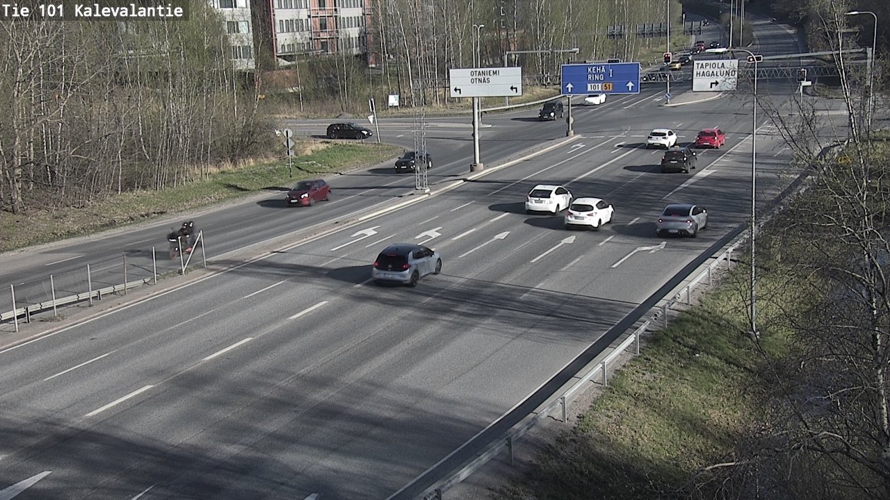 Kelikamerat Kuva Tie 101 Kalevalantie, Espoo, Uusimaa