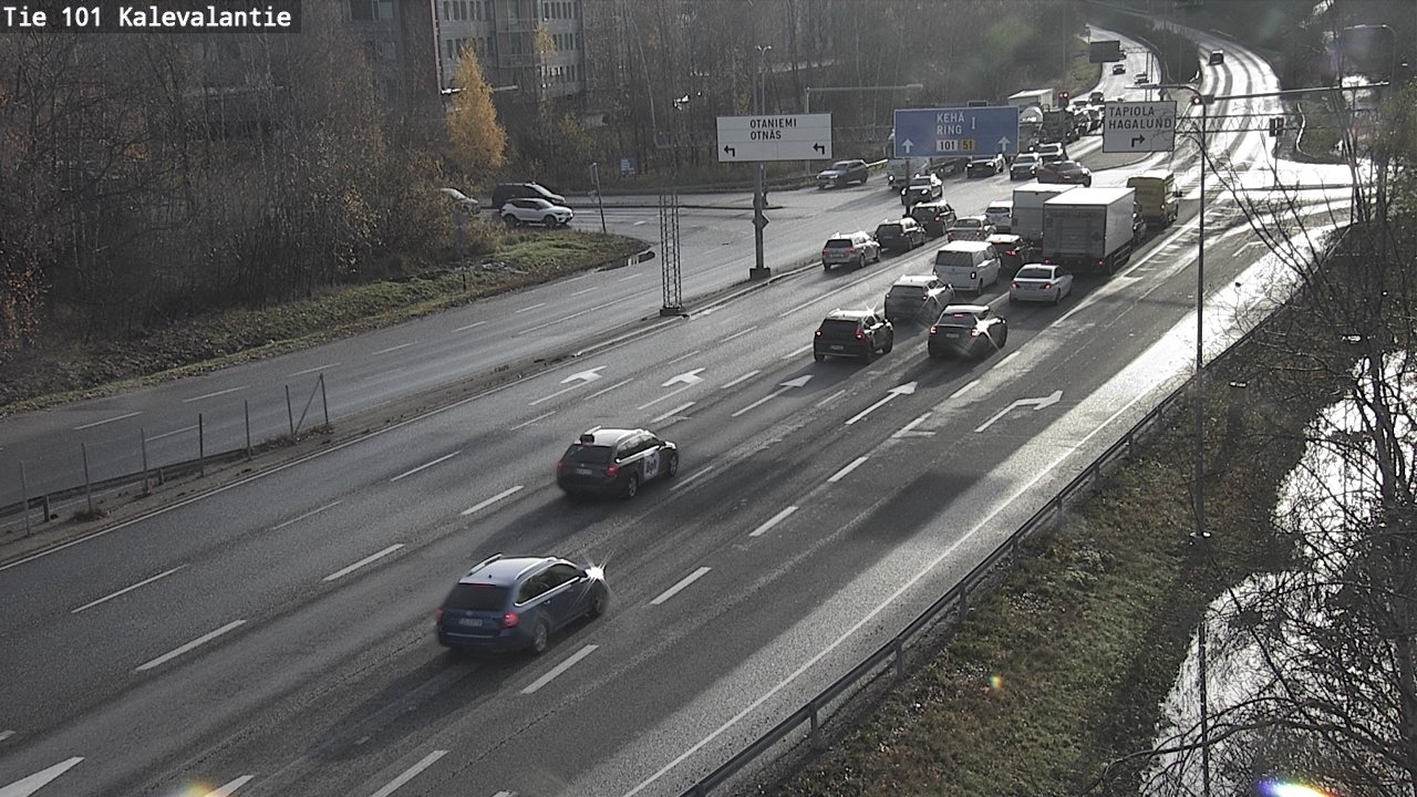 Kelikamerat Kuva Tie 101 Kalevalantie, Espoo, Uusimaa