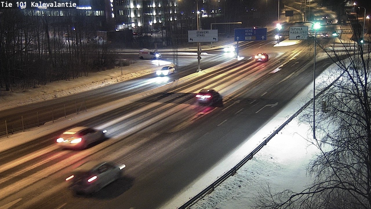 Kelikamerat Kuva Tie 101 Kalevalantie, Espoo, Uusimaa