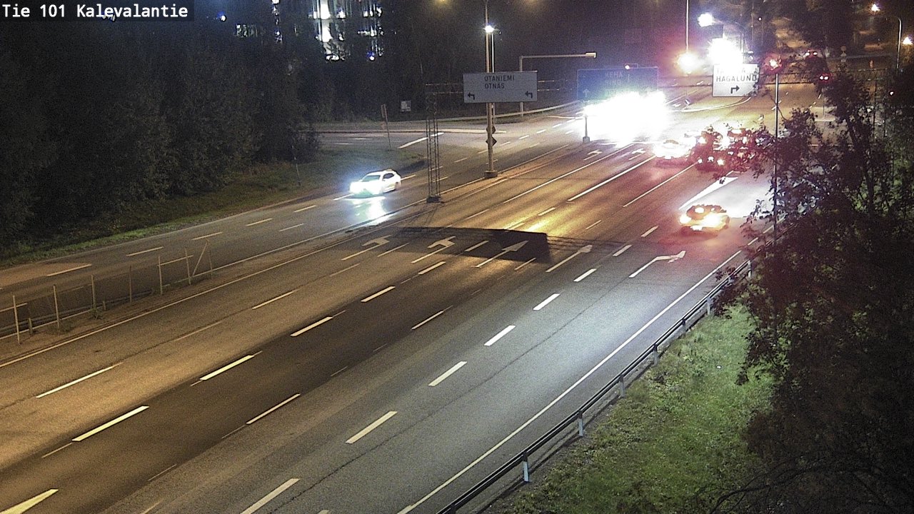 Kelikamerat Kuva Tie 101 Kalevalantie, Espoo, Uusimaa