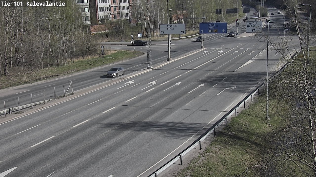Kelikamerat Kuva Tie 101 Kalevalantie, Espoo, Uusimaa