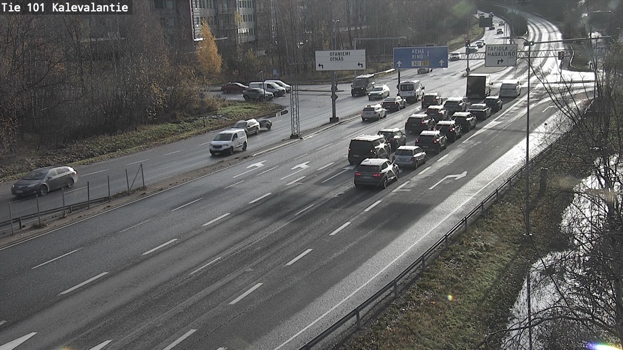 Kelikamerat Kuva Tie 101 Kalevalantie, Espoo, Uusimaa