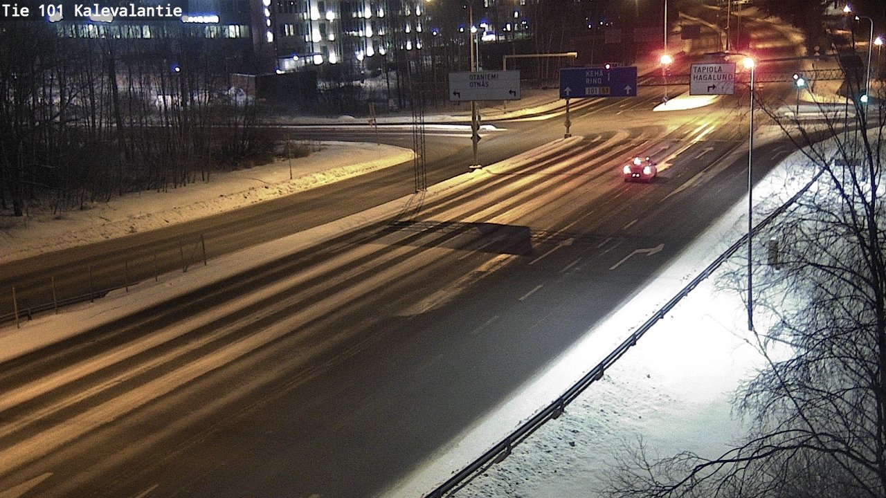 Kelikamerat Kuva Tie 101 Kalevalantie, Espoo, Uusimaa