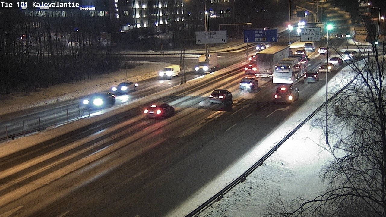 Kelikamerat Kuva Tie 101 Kalevalantie, Espoo, Uusimaa