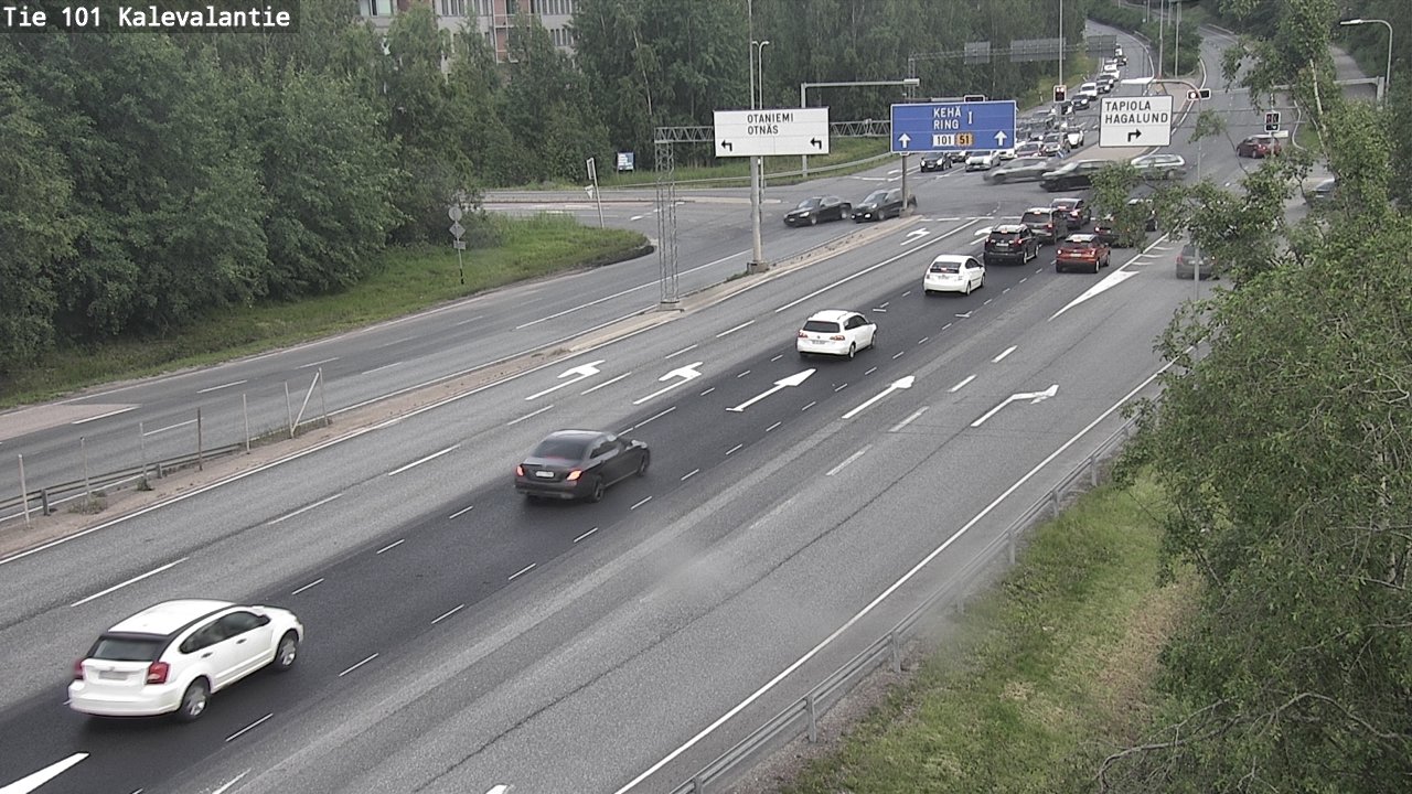 Kelikamerat Kuva Tie 101 Kalevalantie, Espoo, Uusimaa