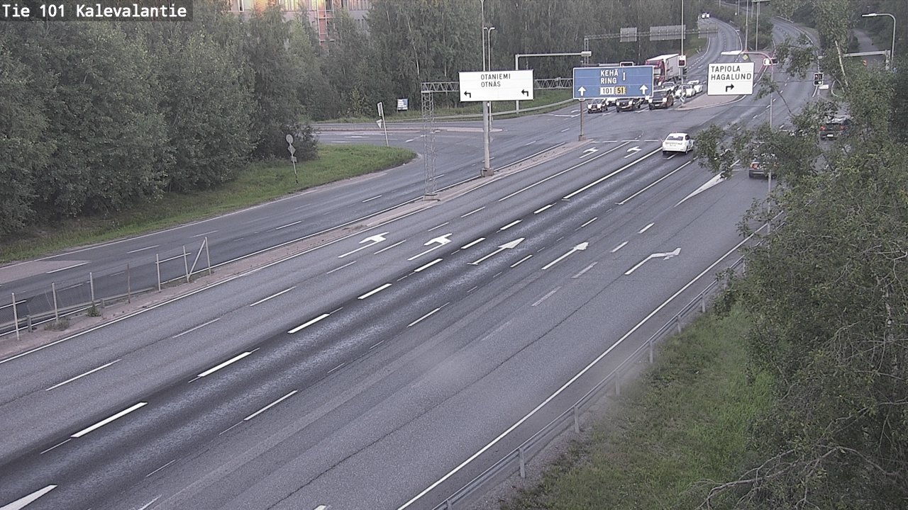 Kelikamerat Kuva Tie 101 Kalevalantie, Espoo, Uusimaa