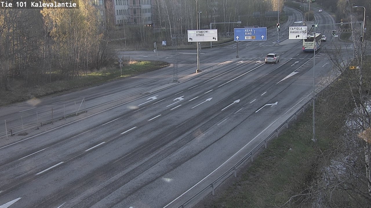 Kelikamerat Kuva Tie 101 Kalevalantie, Espoo, Uusimaa