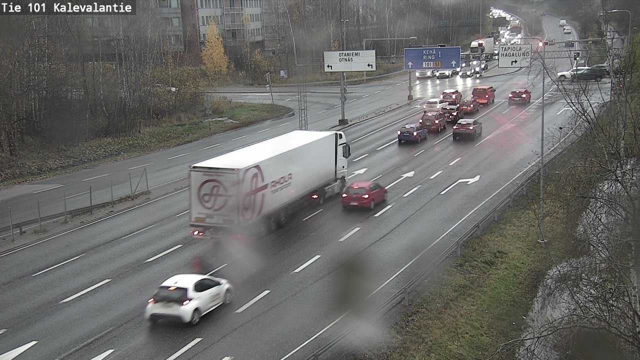 Kelikamerat Kuva Tie 101 Kalevalantie, Espoo, Uusimaa