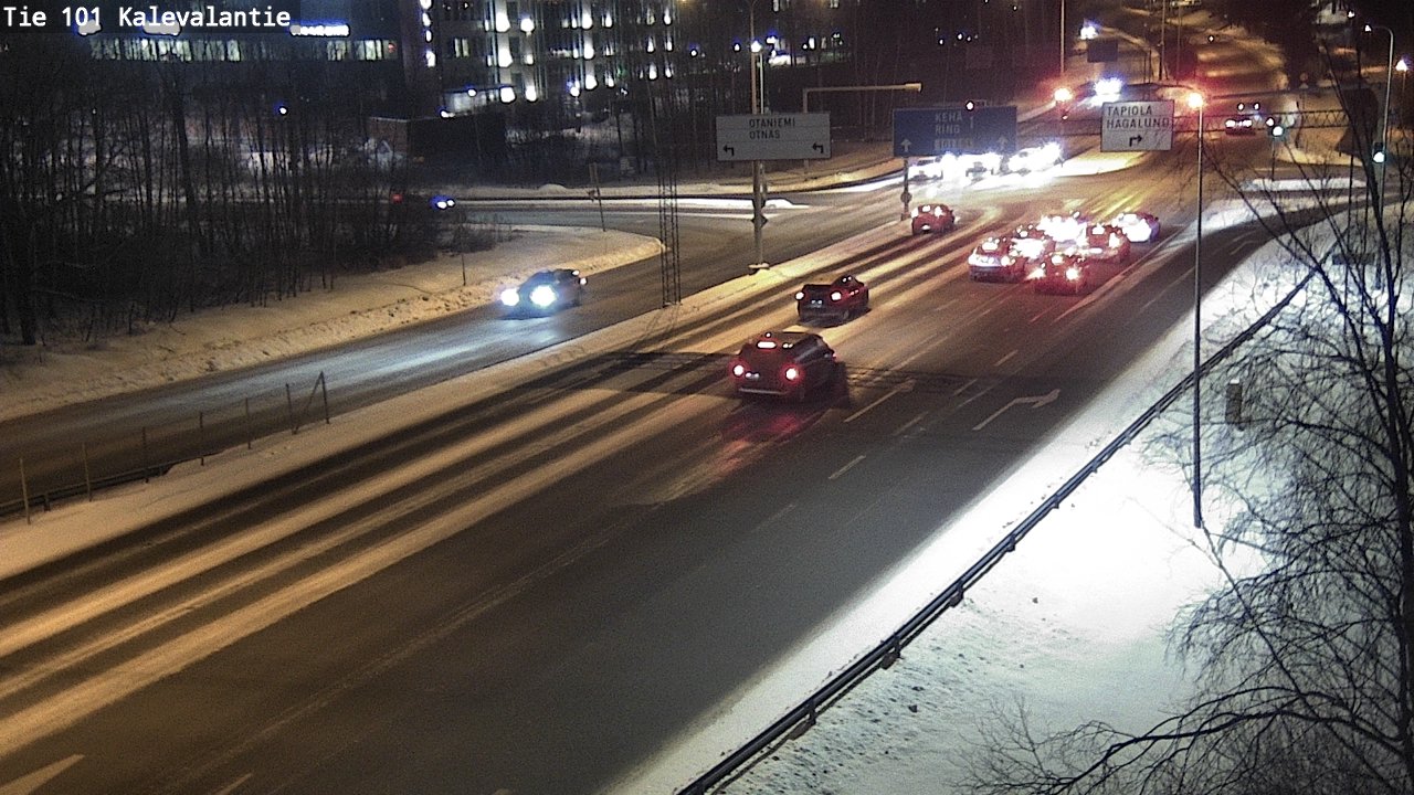 Kelikamerat Kuva Tie 101 Kalevalantie, Espoo, Uusimaa