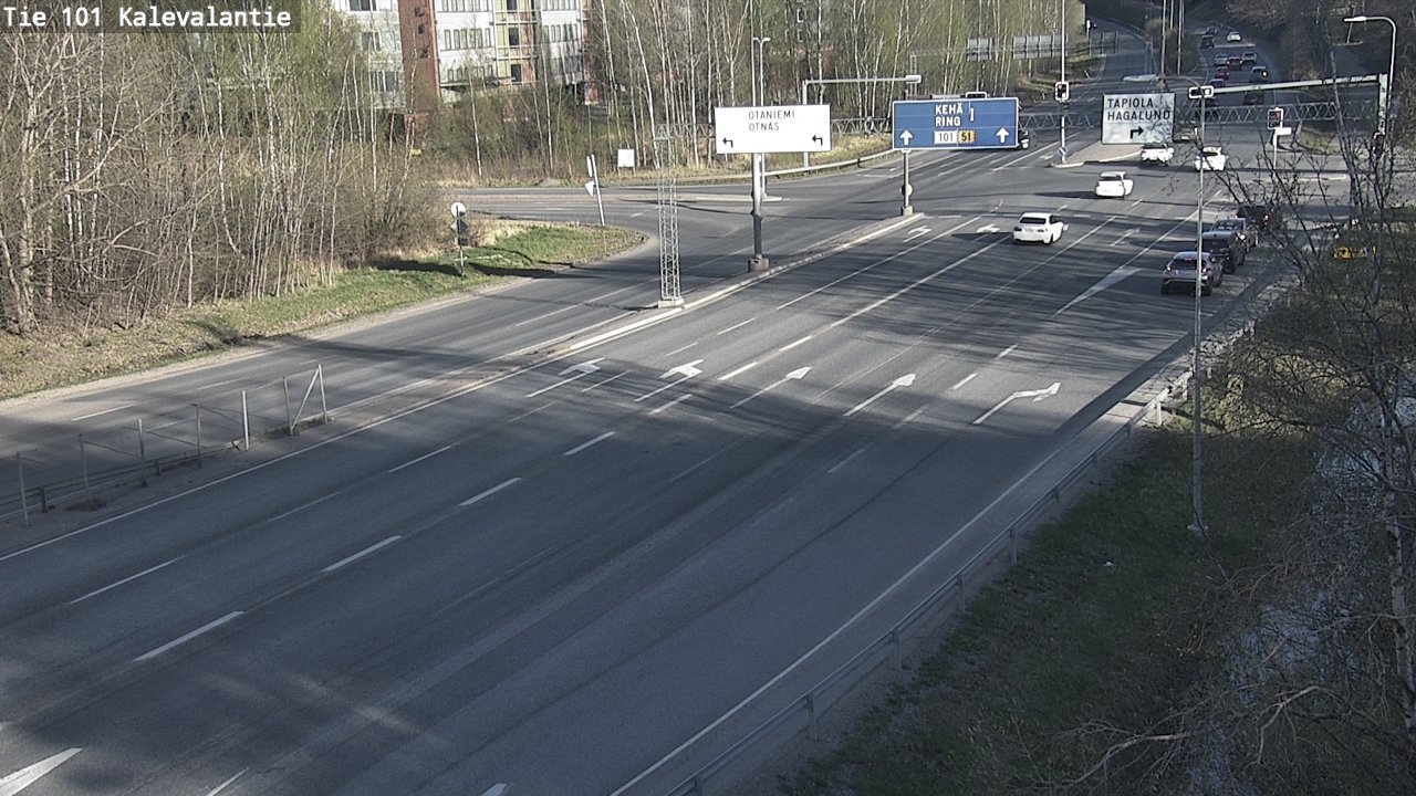 Kelikamerat Kuva Tie 101 Kalevalantie, Espoo, Uusimaa