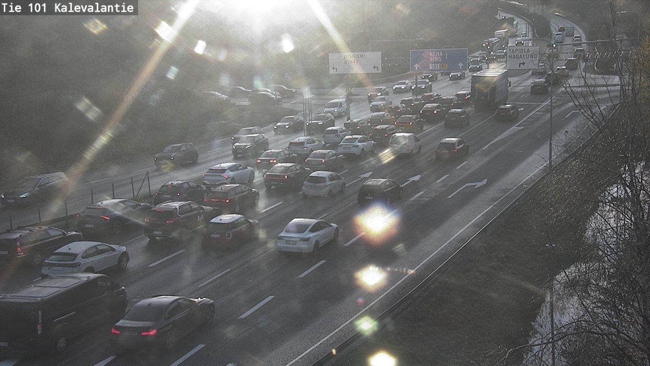 Kelikamerat Kuva Tie 101 Kalevalantie, Espoo, Uusimaa