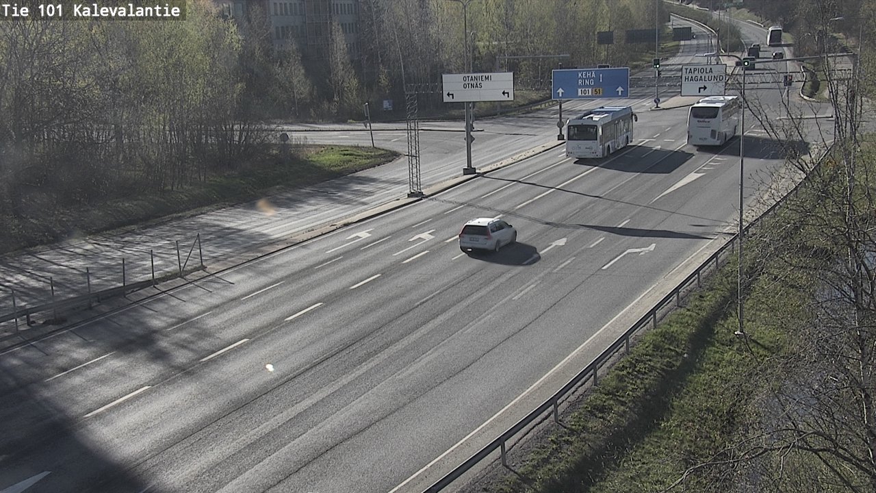 Kelikamerat Kuva Tie 101 Kalevalantie, Espoo, Uusimaa