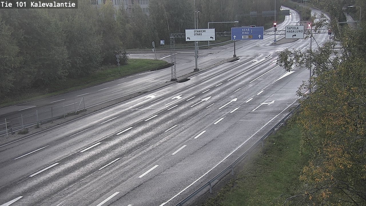 Kelikamerat Kuva Tie 101 Kalevalantie, Espoo, Uusimaa