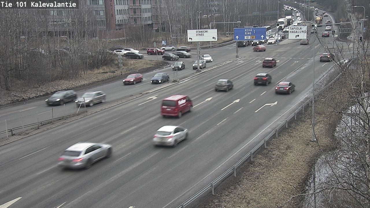 Kelikamerat Kuva Tie 101 Kalevalantie, Espoo, Uusimaa